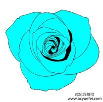 artcam浮雕案例：玫瑰花