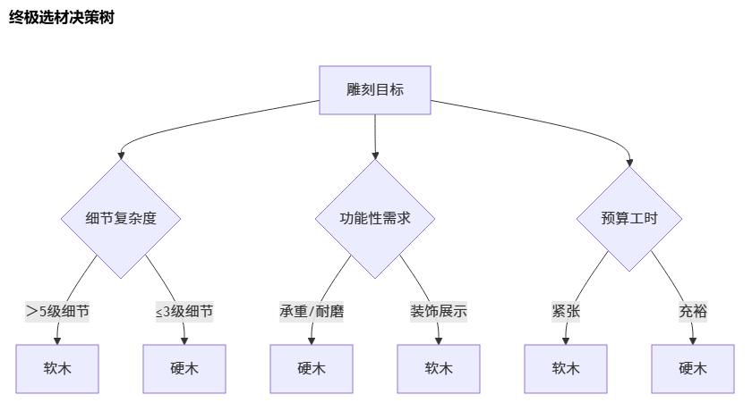 软木和硬木在雕刻时的区别是什么?_木雕工具与材料之六 软木和硬木在雕刻时的区别是什么?_木雕工具与材料之六
